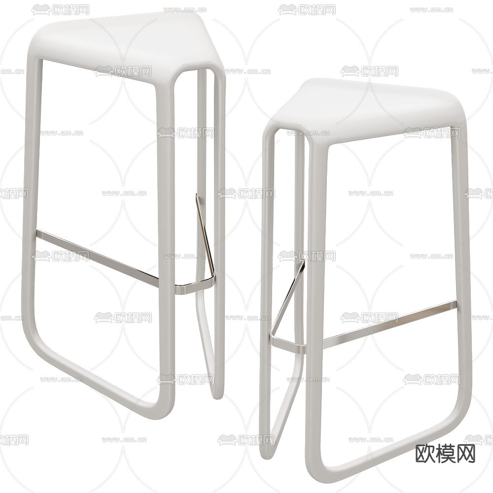 Desalto 创意吧椅 吧凳 高脚凳3d模型下载