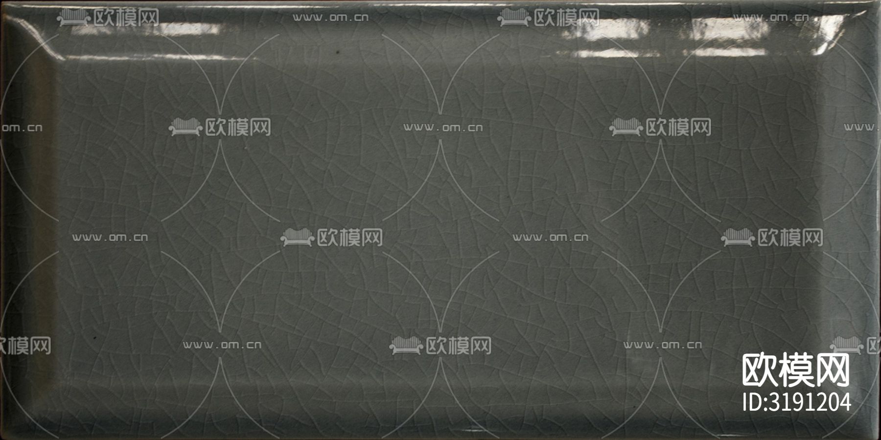 黑色石材纹长条砖 条形砖 厨卫砖贴图下载