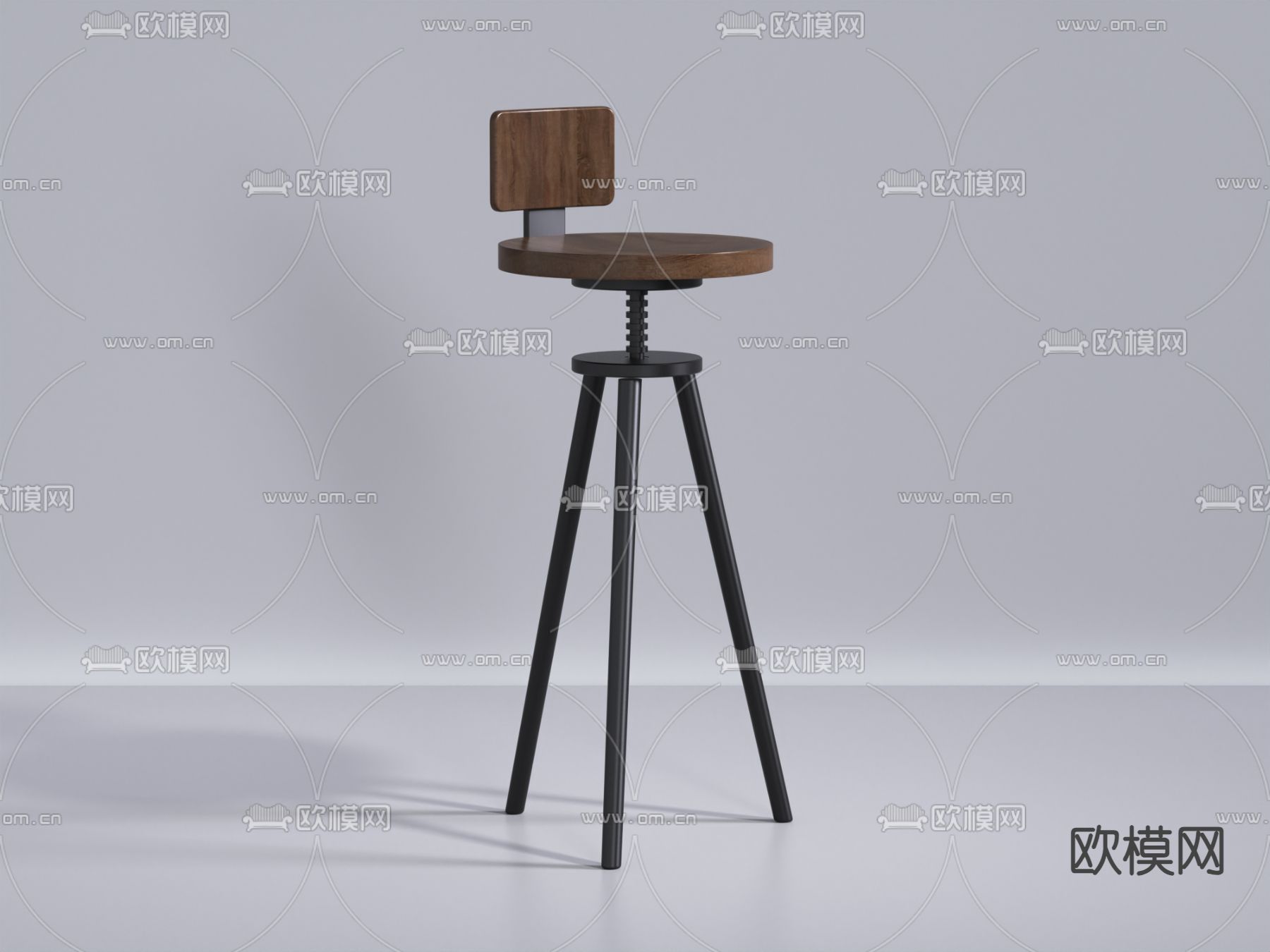 吧台椅3d模型下载