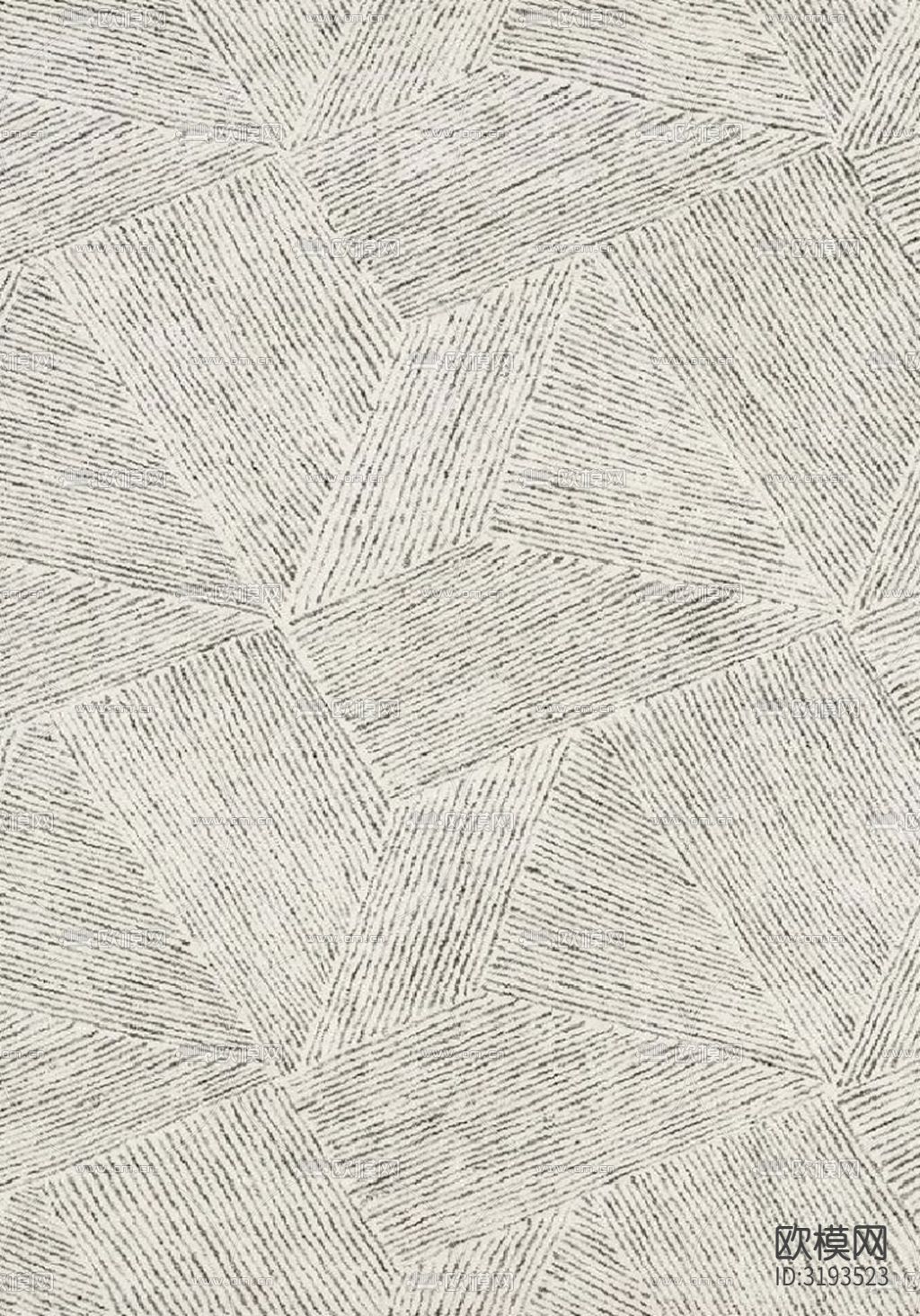 现代地毯 酒店地毯 毛绒地毯贴图下载（渲染图4）