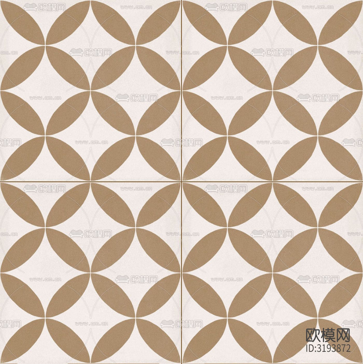 黄色现代简约花砖  拼花地砖贴图下载