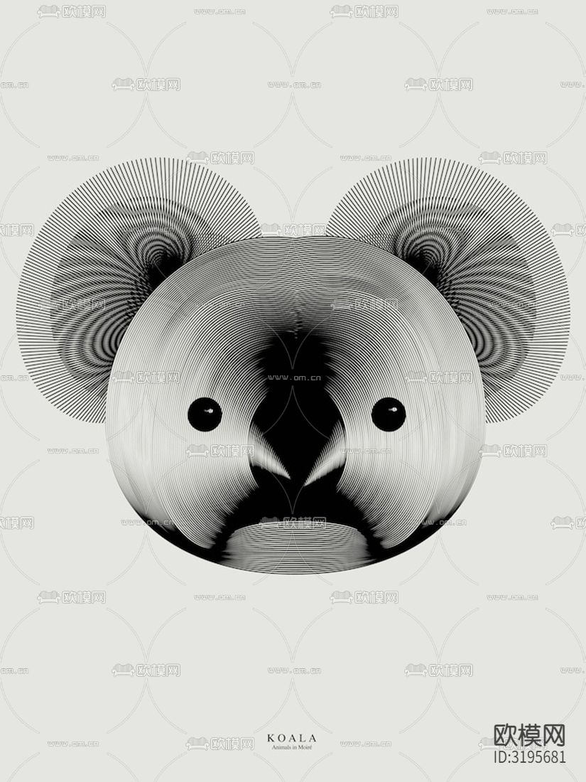 装饰画 卡通画 抽象画贴图下载