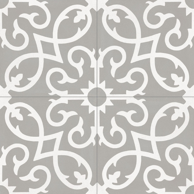  灰色现代简约花砖 拼花地砖贴图 