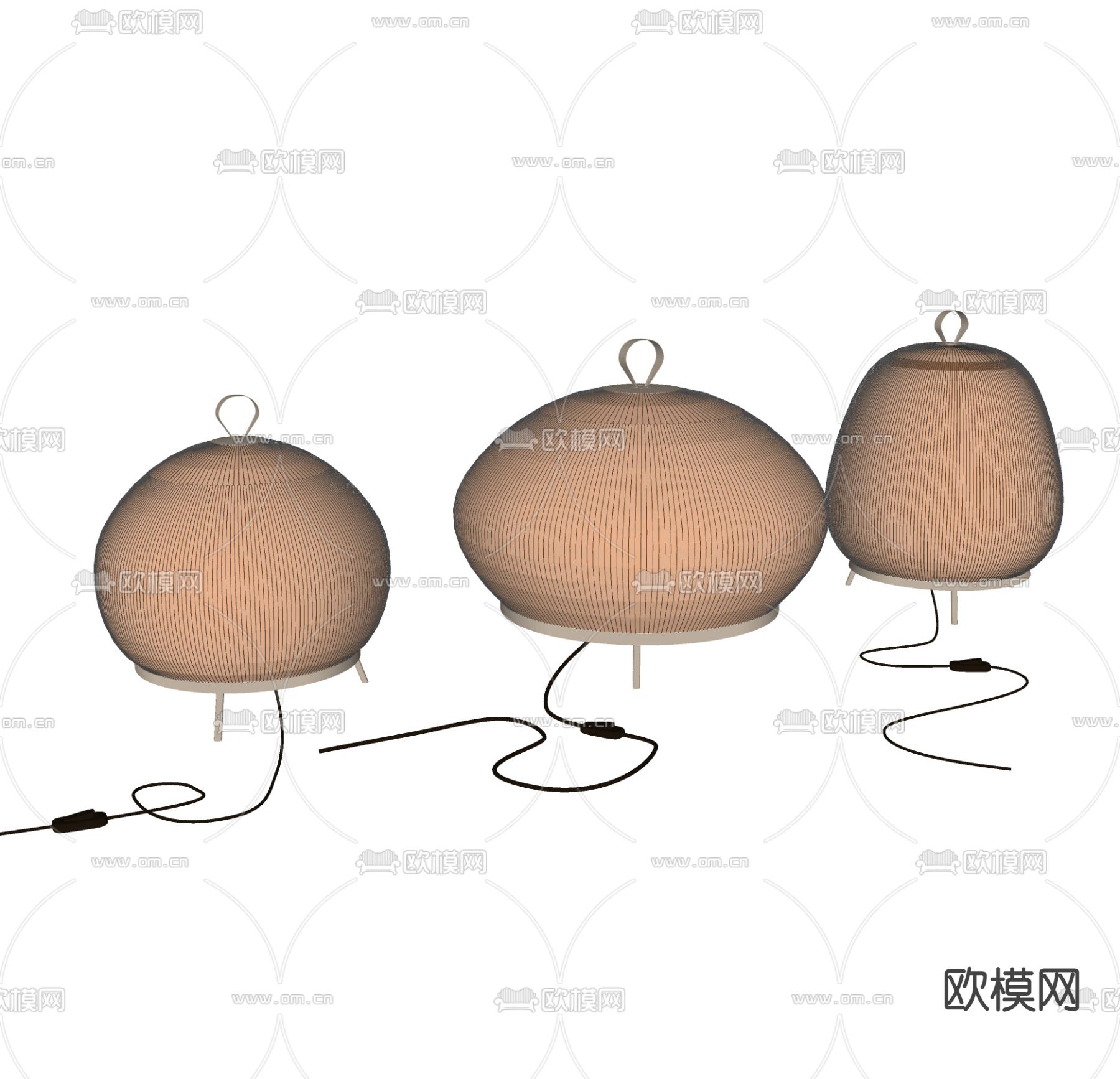 景观地灯su模型下载（渲染图1）