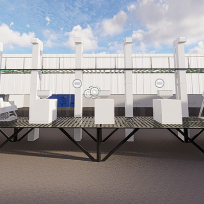  大米加工机械su模型 