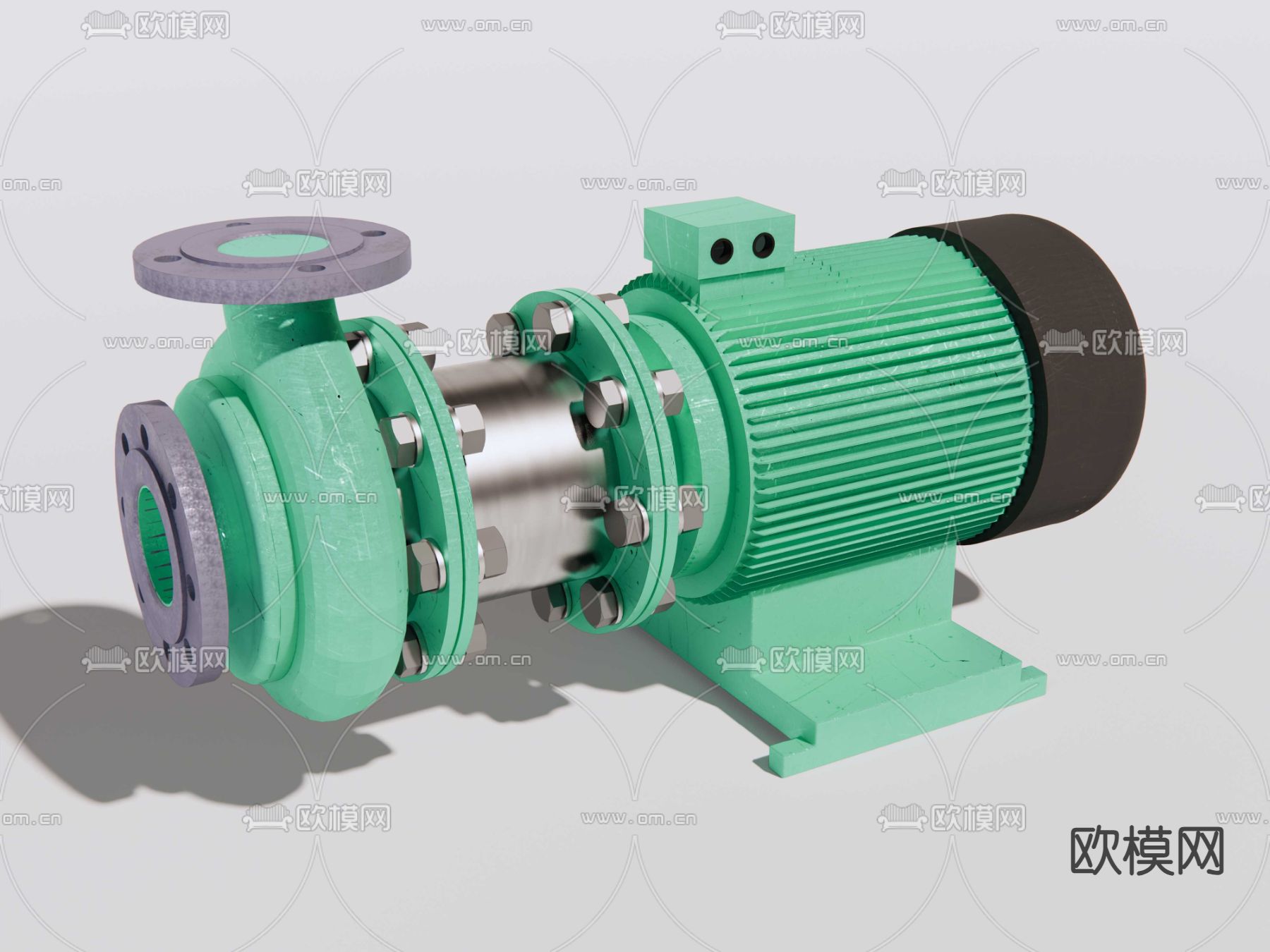 离心水泵su模型下载（渲染图4）