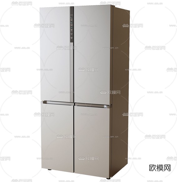 现代冰箱3d模型下载