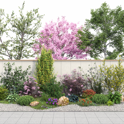  植物堆 灌木带 灌木球su模型 