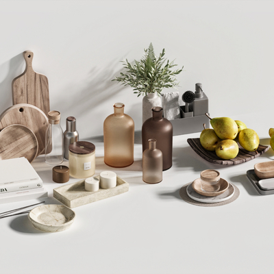  厨具 果盘 案板 碗盆su模型 