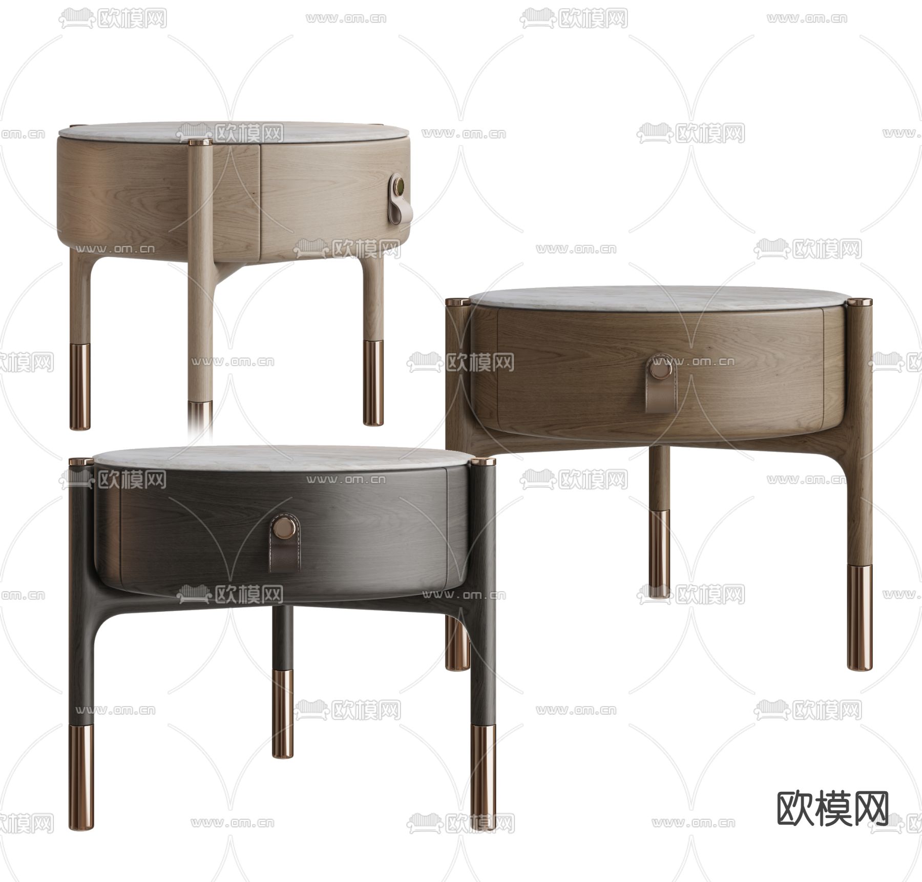 Poliform 床头柜3d模型下载（渲染图1）