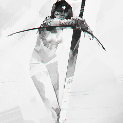  二次元黑白贴图 