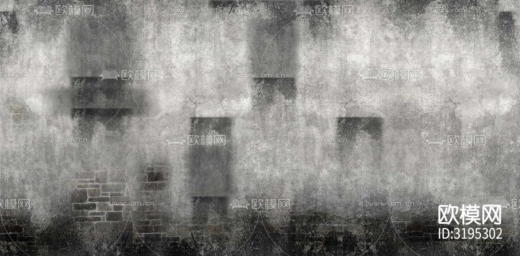 艺术墙面 旧墙 烟黑墙 石墙贴图下载