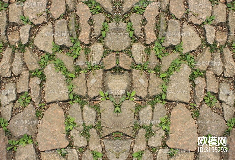 自然石铺砖贴图下载
