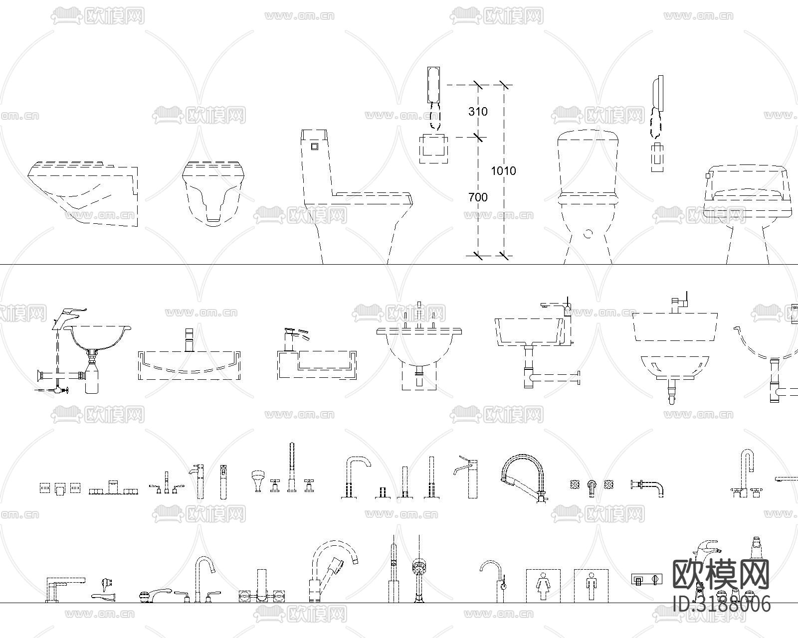 2024知名设计机构立面CAD图库下载（渲染图4）