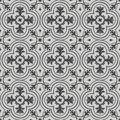  灰色现代简约花砖贴图 