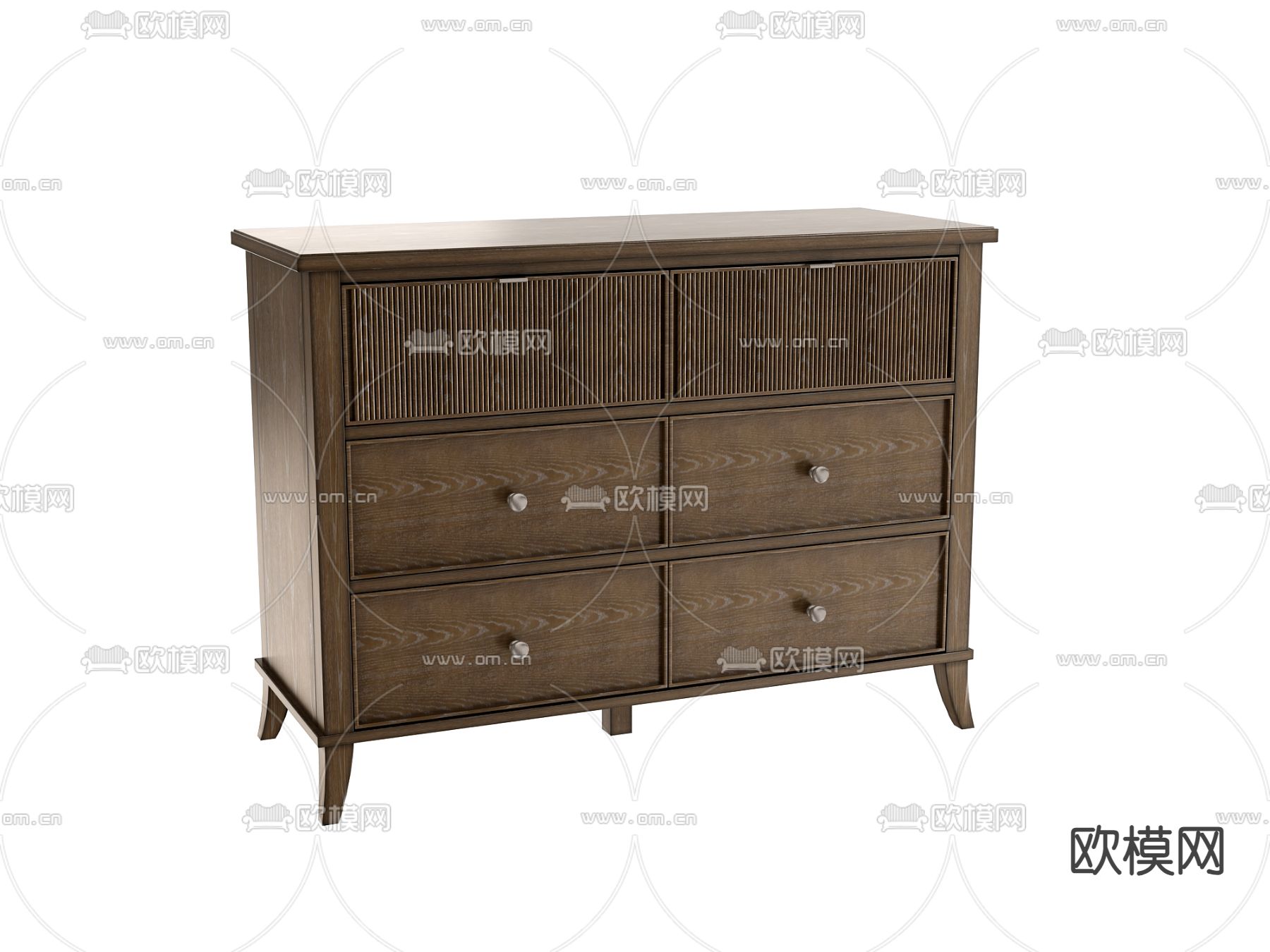 中式边柜3d模型下载