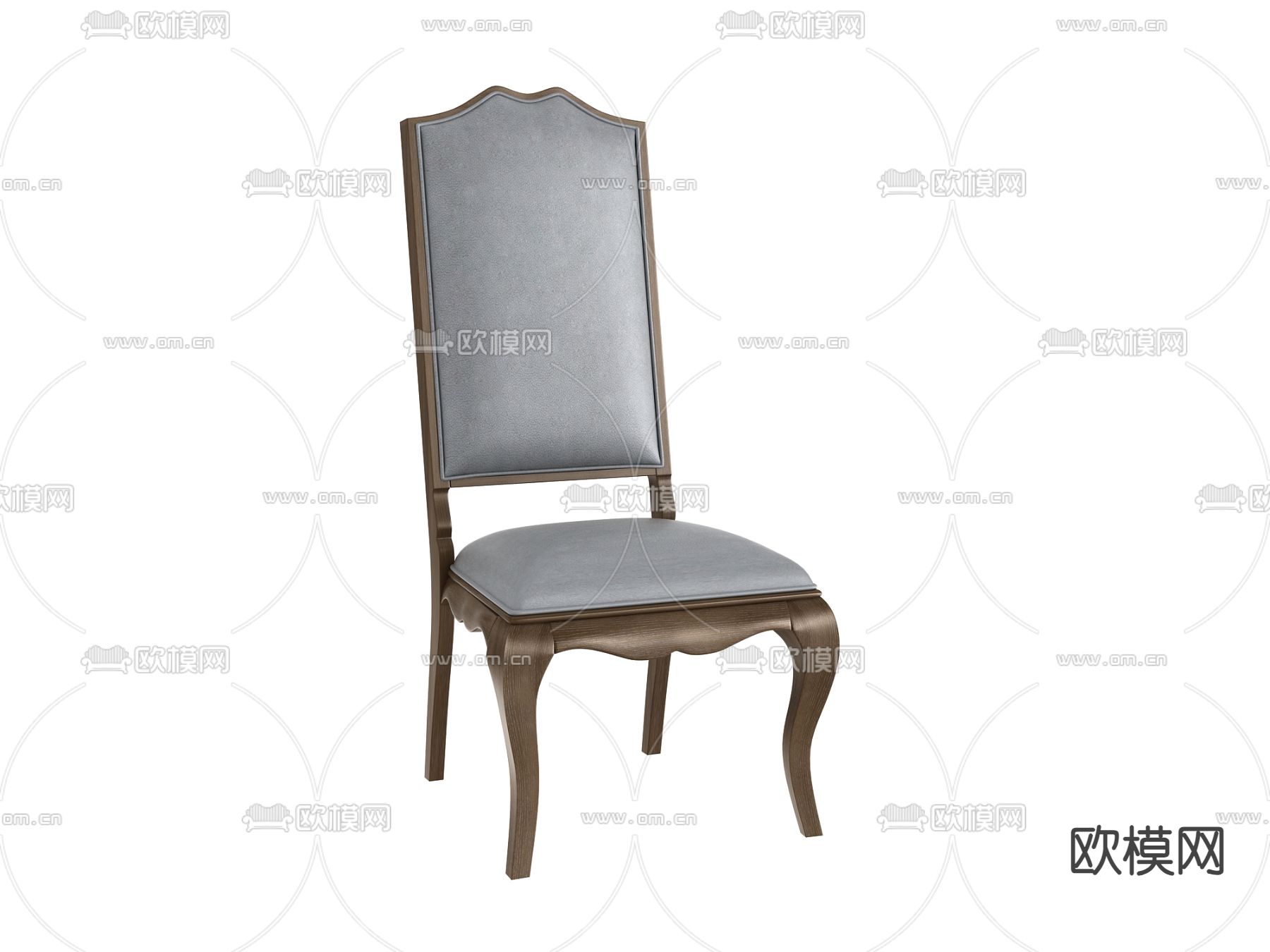 法式单人椅 餐椅3d模型下载