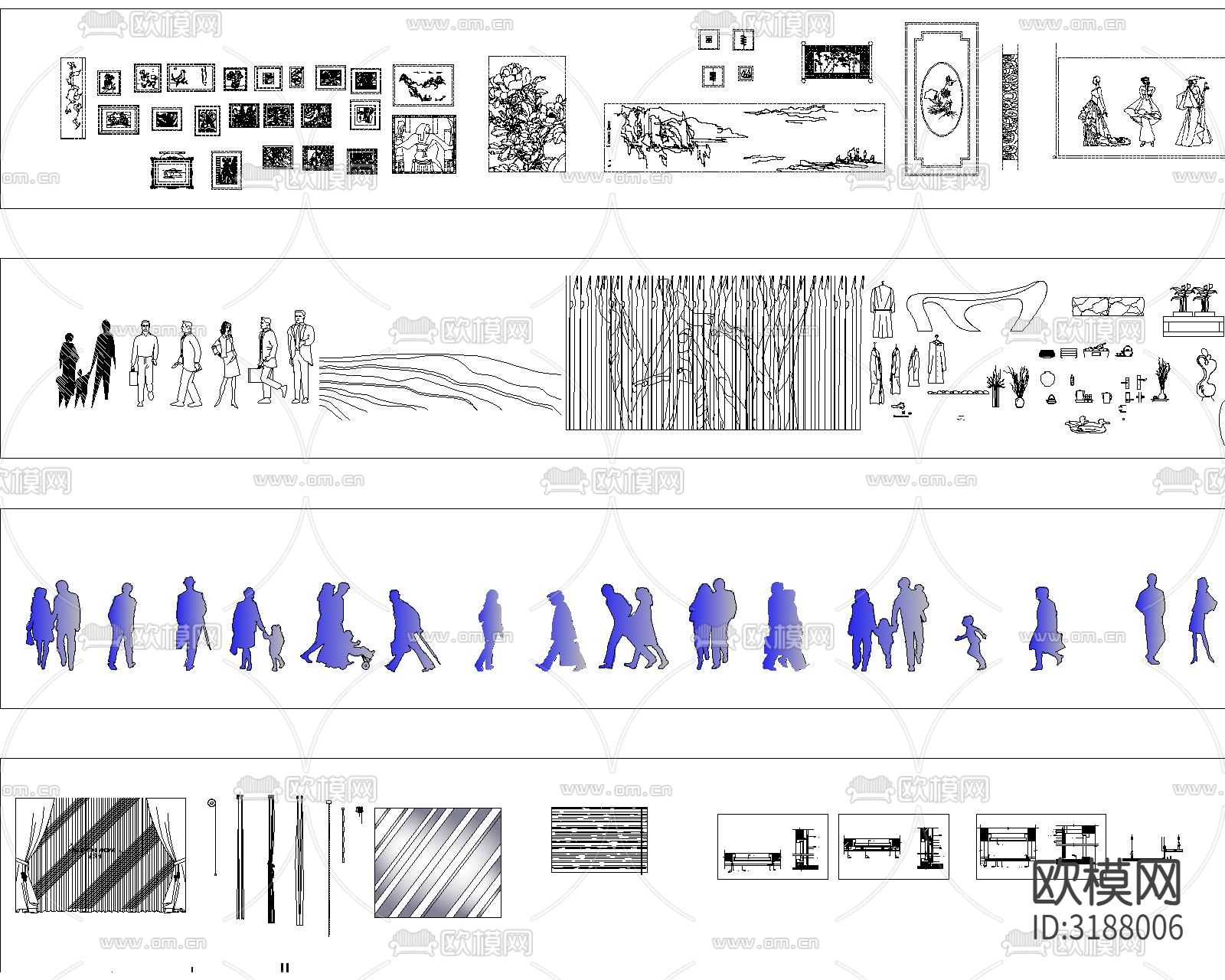 2024知名设计机构立面CAD图库下载（渲染图7）
