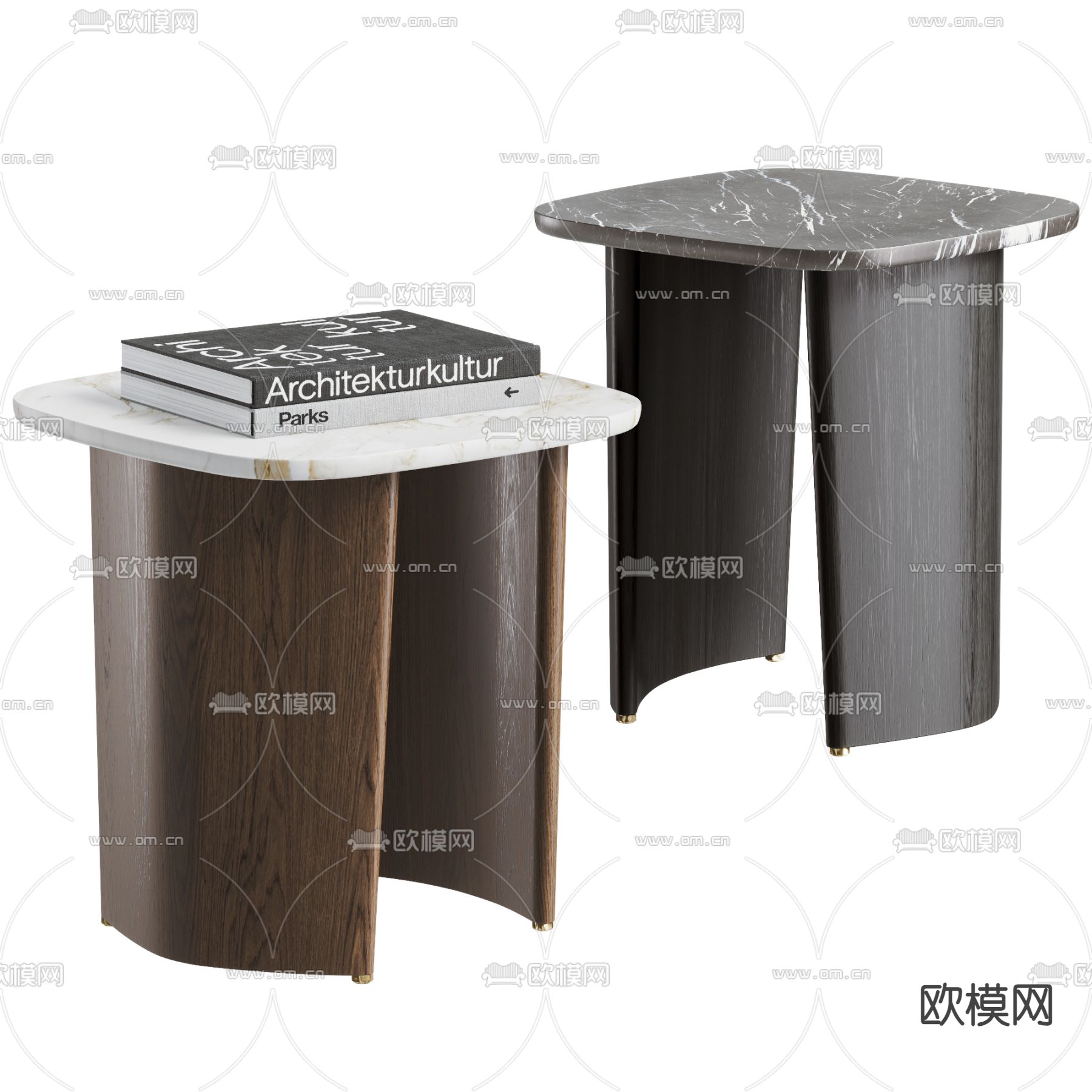 MINOTTI 角几 边几 桌几3d模型下载