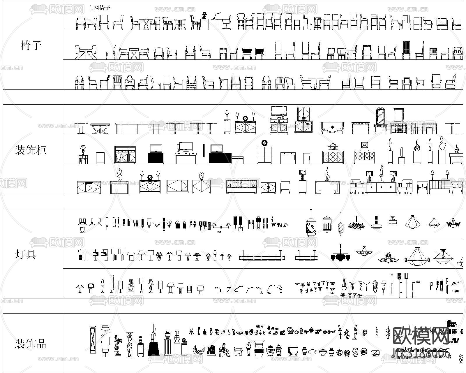 2024知名设计机构立面CAD图库下载（渲染图3）