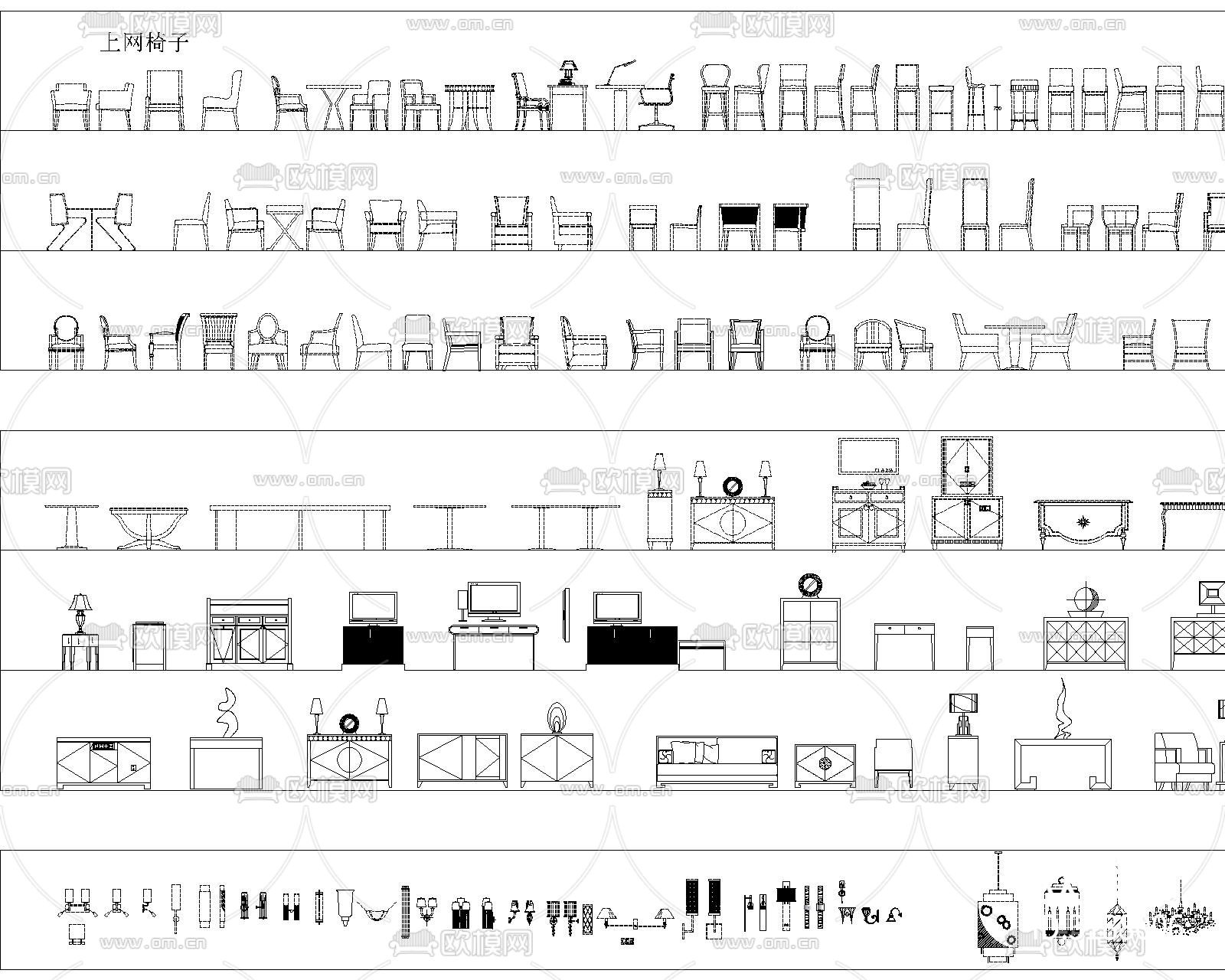 2024知名设计机构立面CAD图库下载（渲染图5）