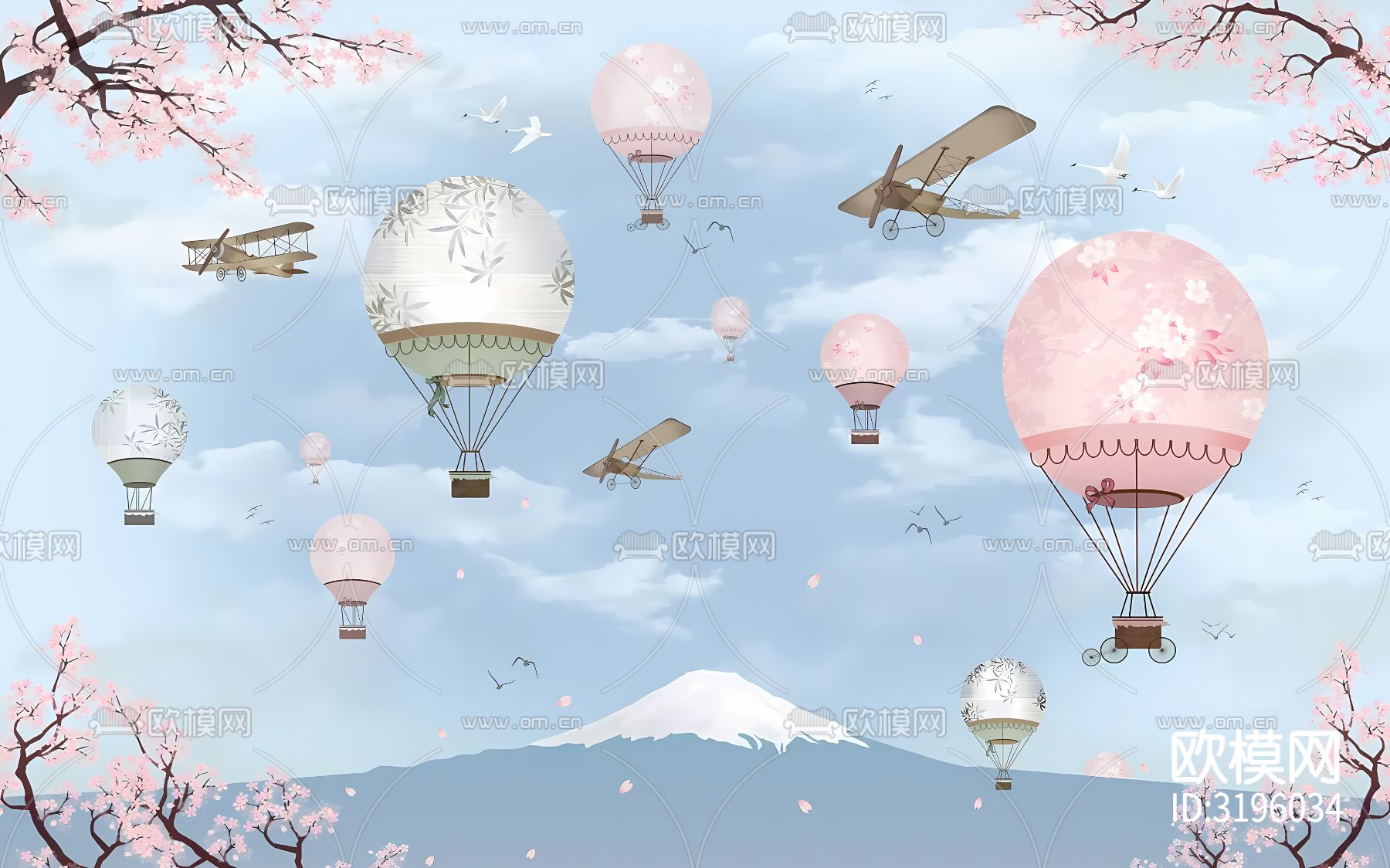 大尺寸高清儿童壁纸壁画墙纸贴图下载