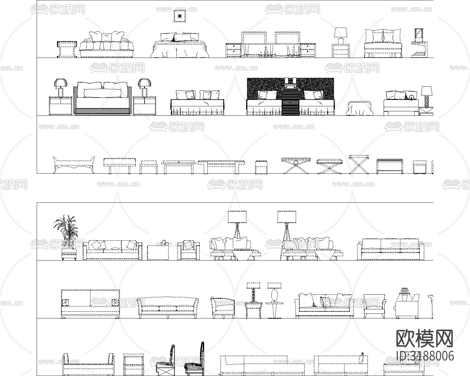 2024知名设计机构立面CAD图库下载（渲染图6）