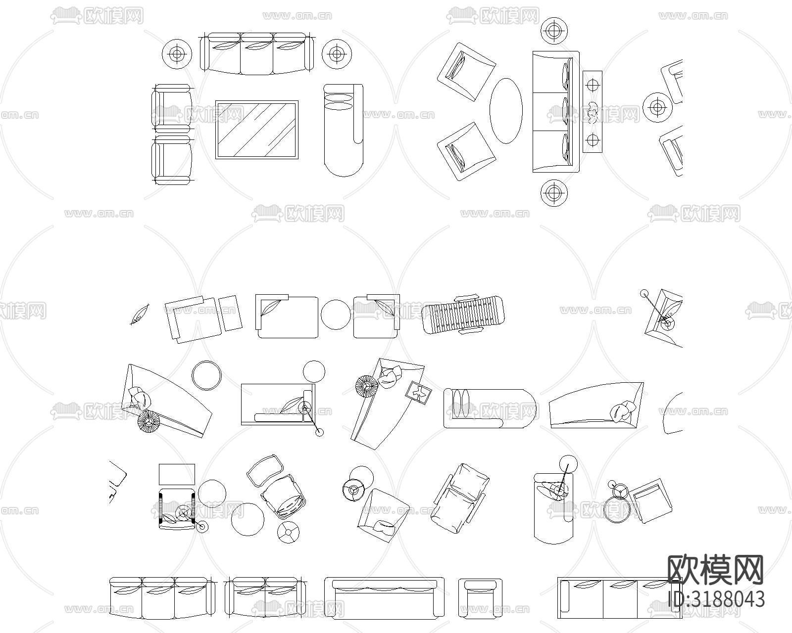 知名设计公司制图CAD图库下载（渲染图4）