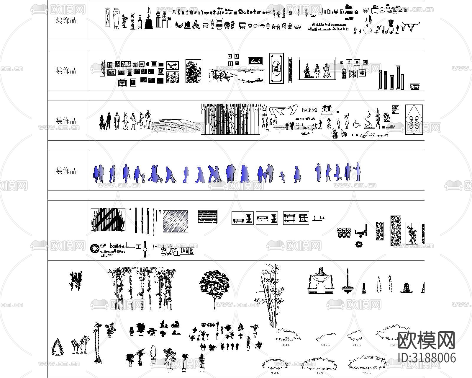 2024知名设计机构立面CAD图库下载（渲染图2）