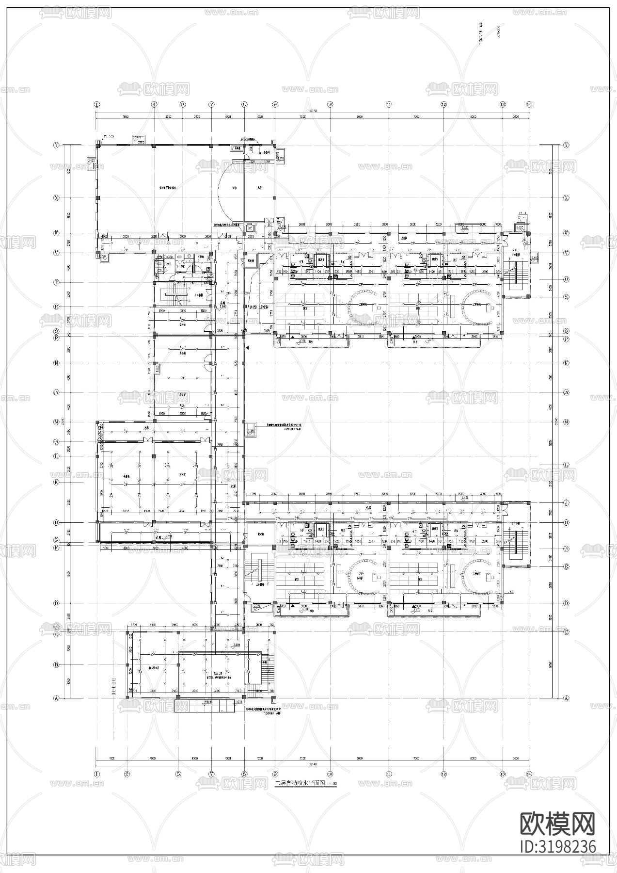 幼儿园给排水cad施工图