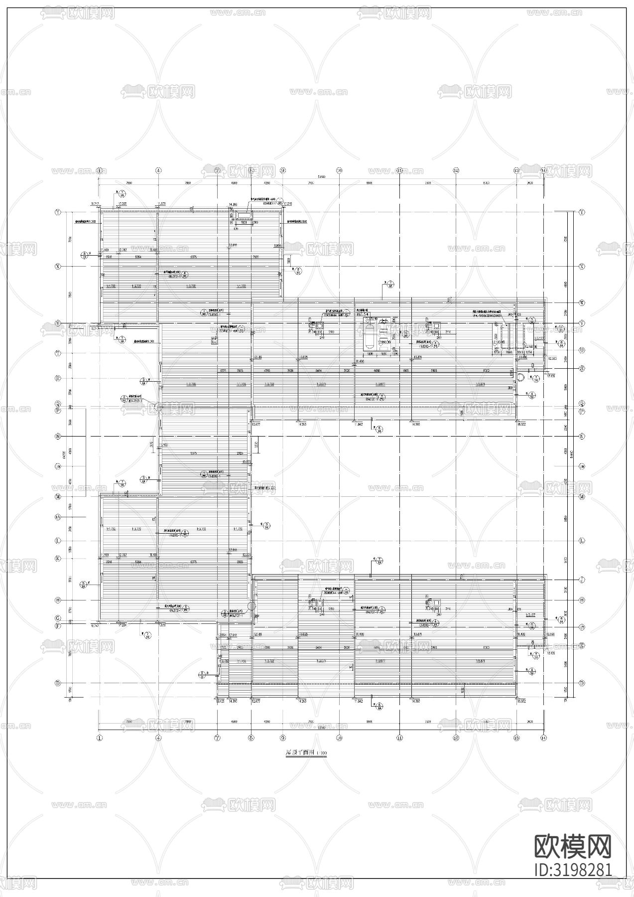 幼儿园cad施工图下载（渲染图4）