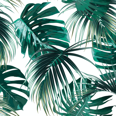  现代植物壁纸贴图 