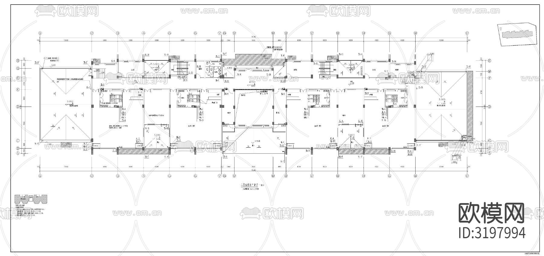幼儿园水施cad施工图下载（渲染图7）