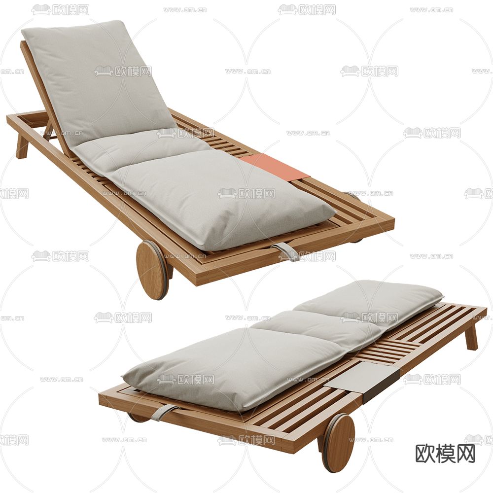 Prostoria躺椅 沙滩椅3d模型下载