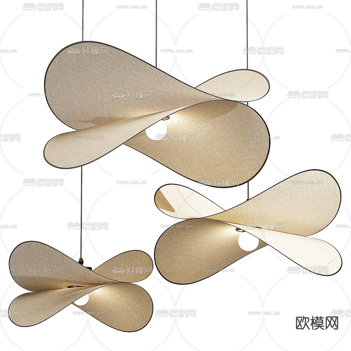 创意吊灯 艺术吊灯3d模型下载