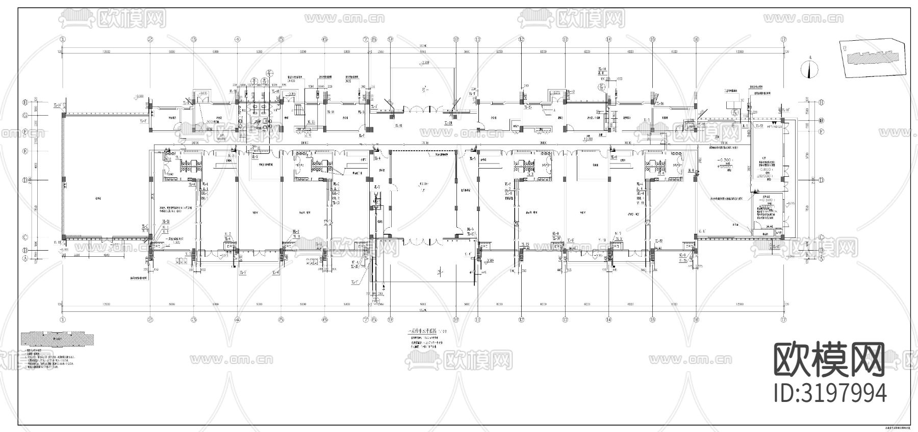 幼儿园水施cad施工图下载（渲染图5）