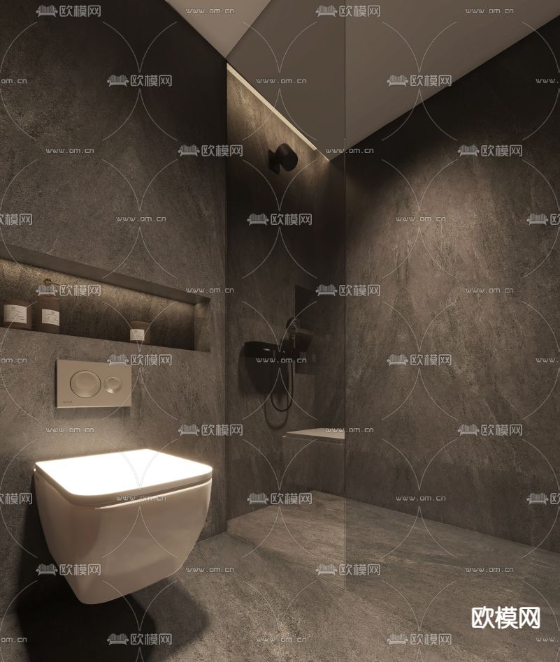 双盆洗手台3d模型下载（渲染图2）