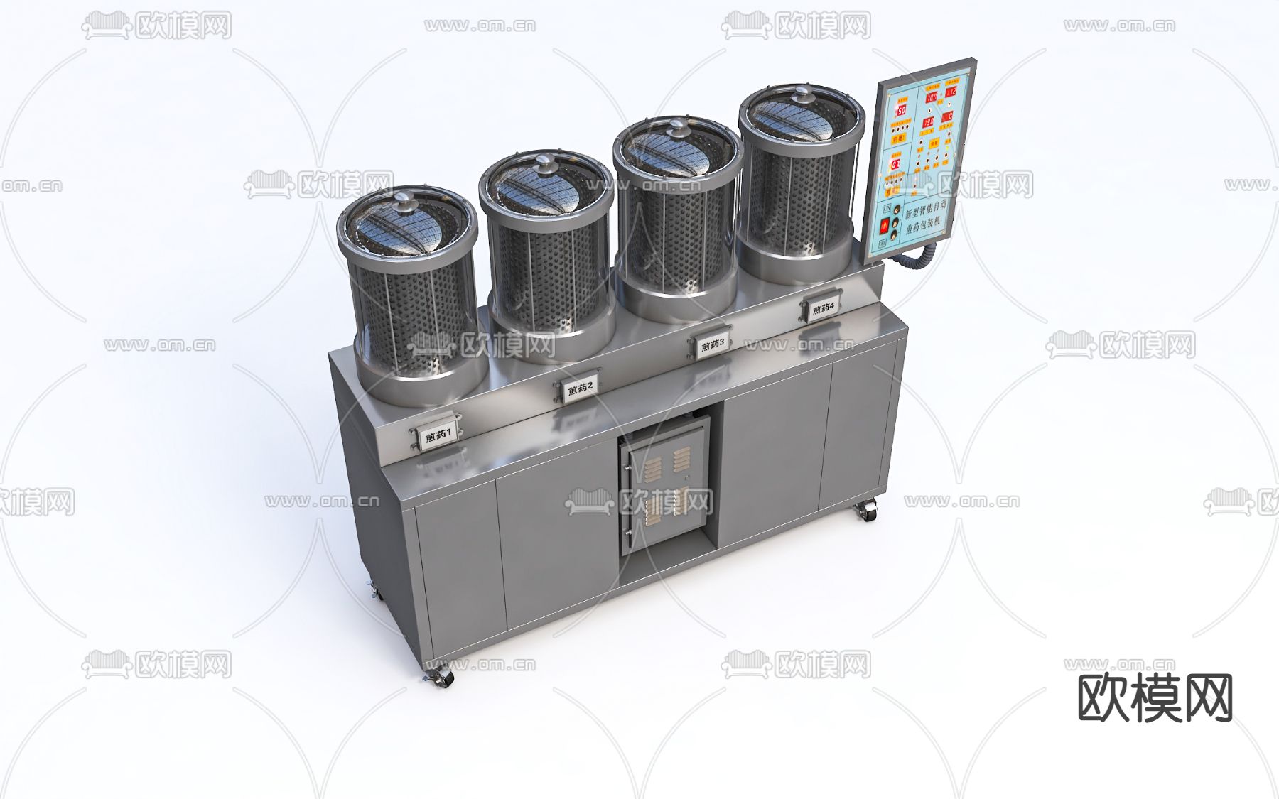 煎药机3d模型下载