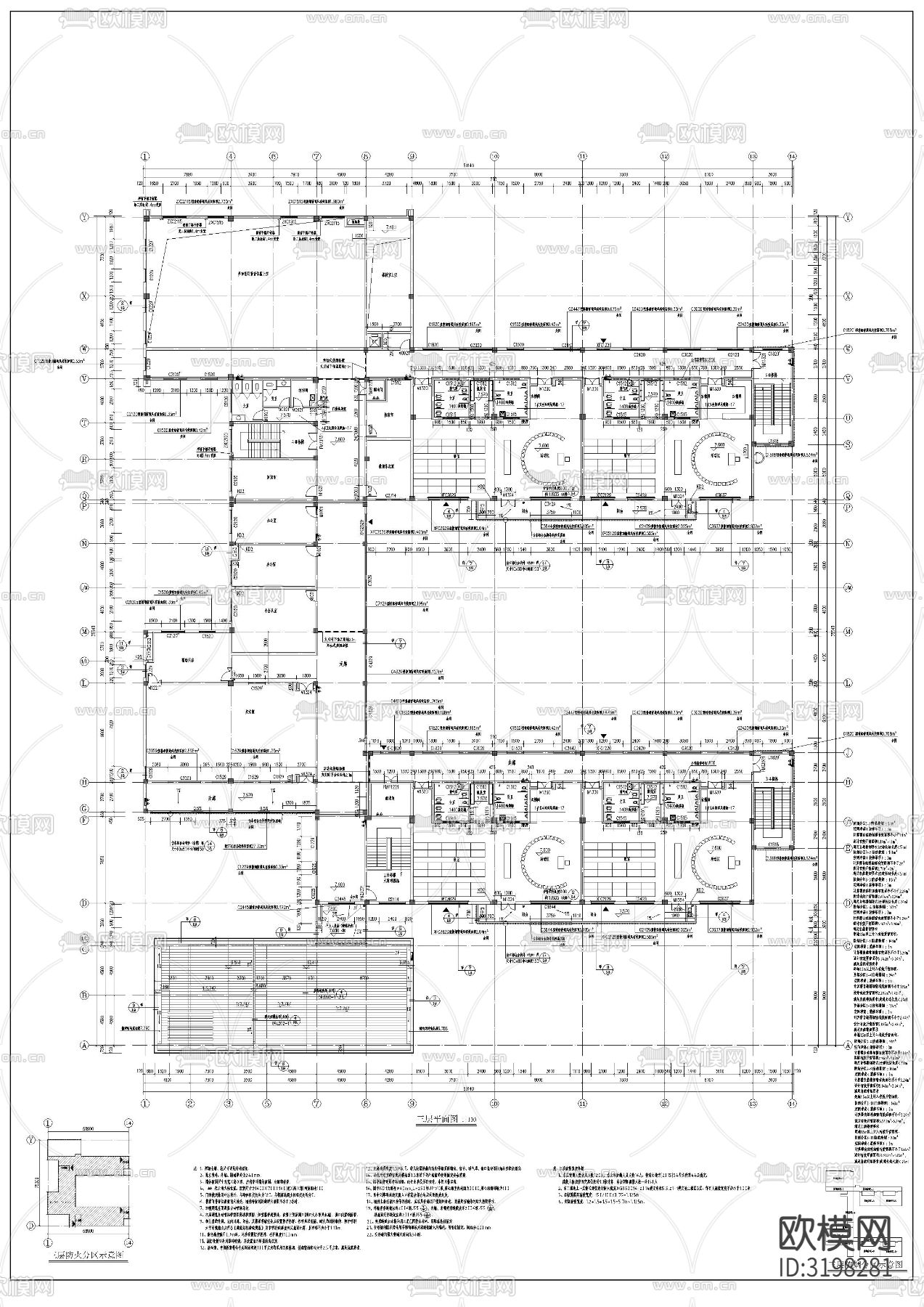 幼儿园cad施工图下载（渲染图5）