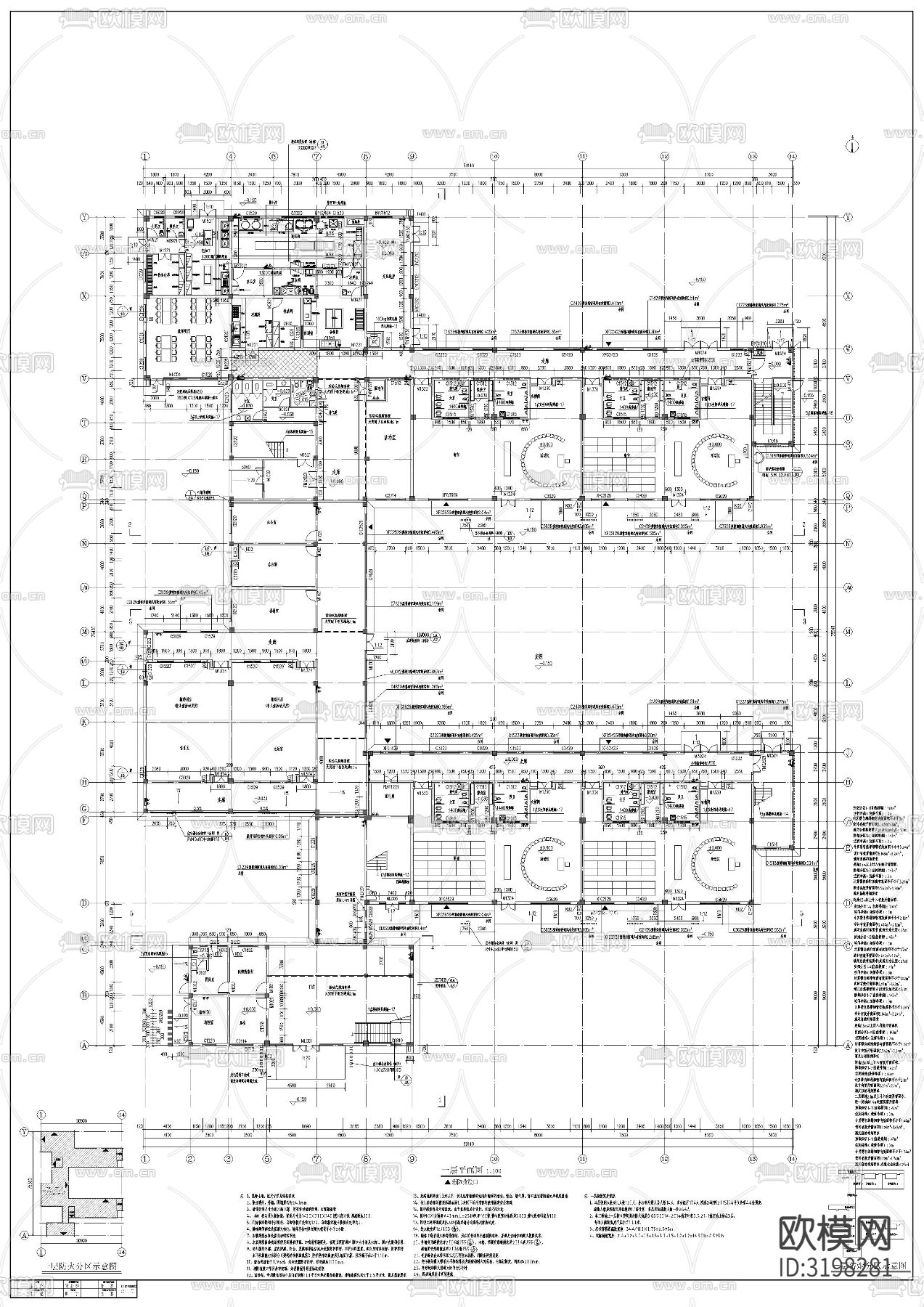 幼儿园cad施工图下载（渲染图8）