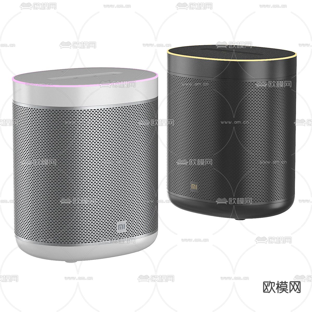 小米迷你音响 音箱3d模型下载