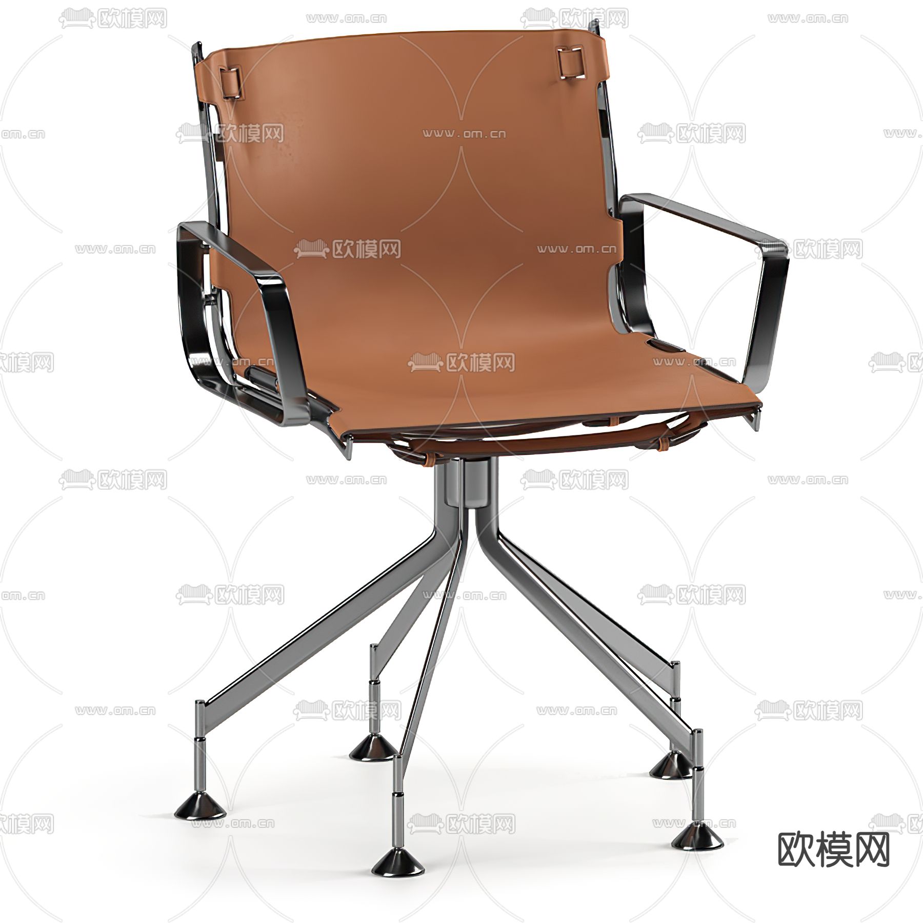 现代办公椅 转椅 班前椅3d模型下载