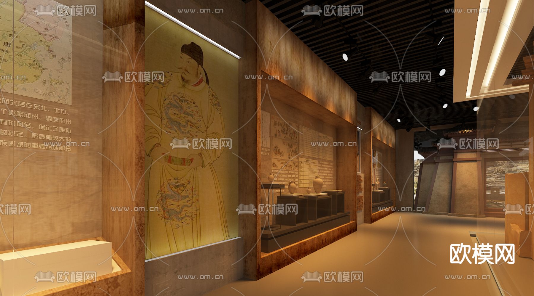 现代博物馆3d模型下载（渲染图2）