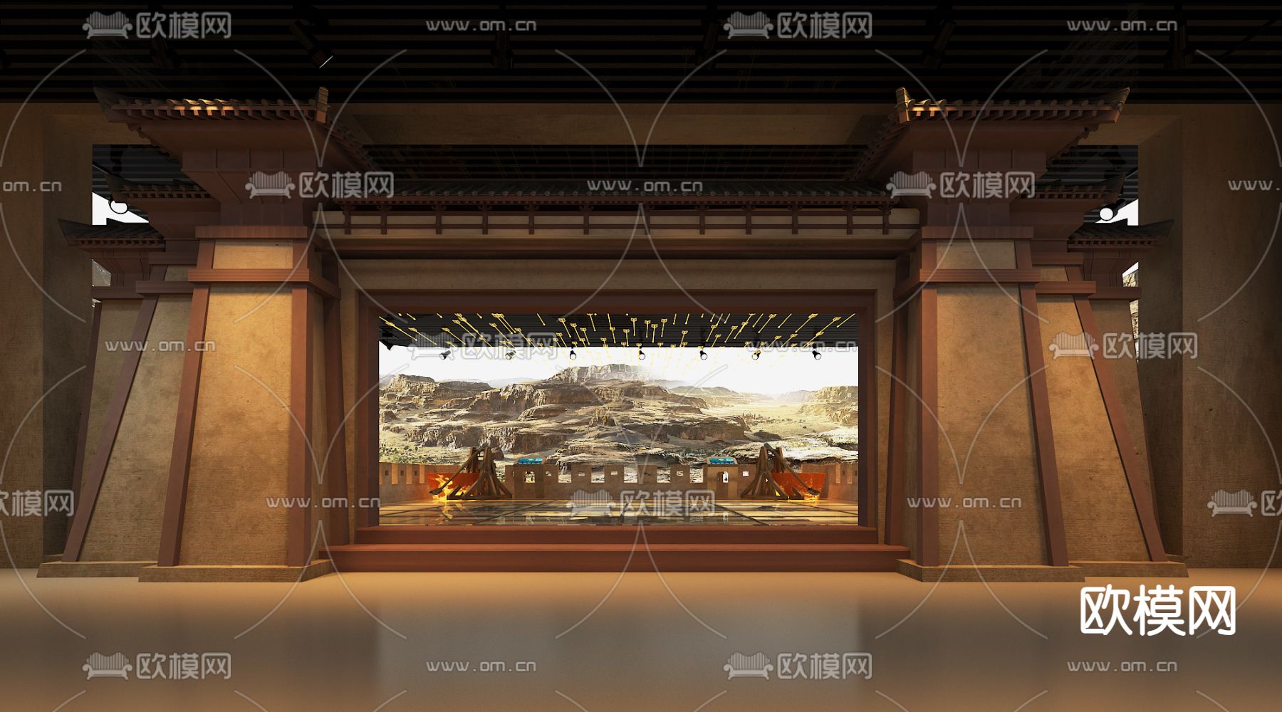 现代博物馆3d模型下载（渲染图7）