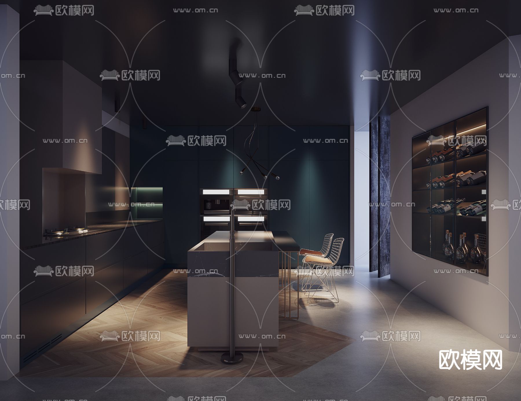 家具展厅3d模型下载（渲染图2）