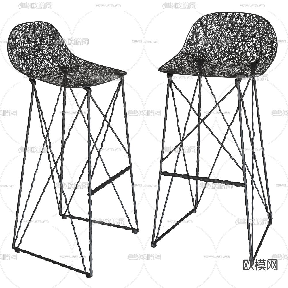 Moooi 吧椅3d模型