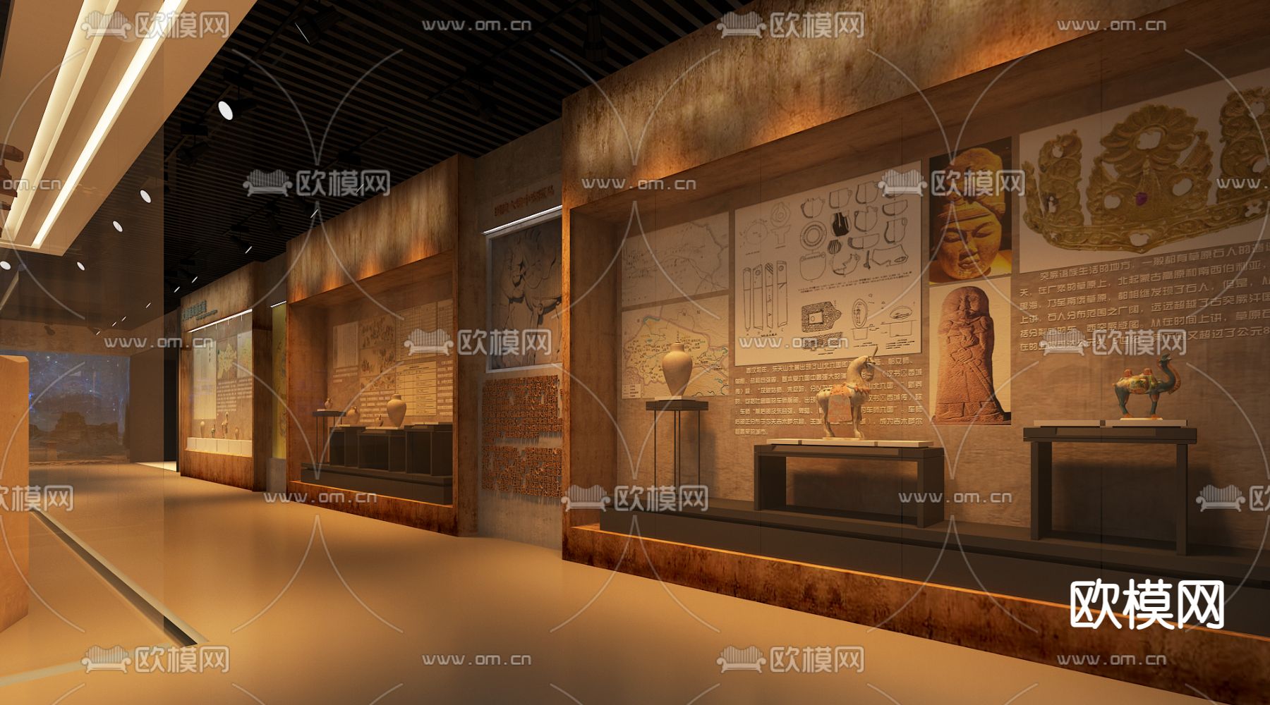 现代博物馆3d模型下载（渲染图9）