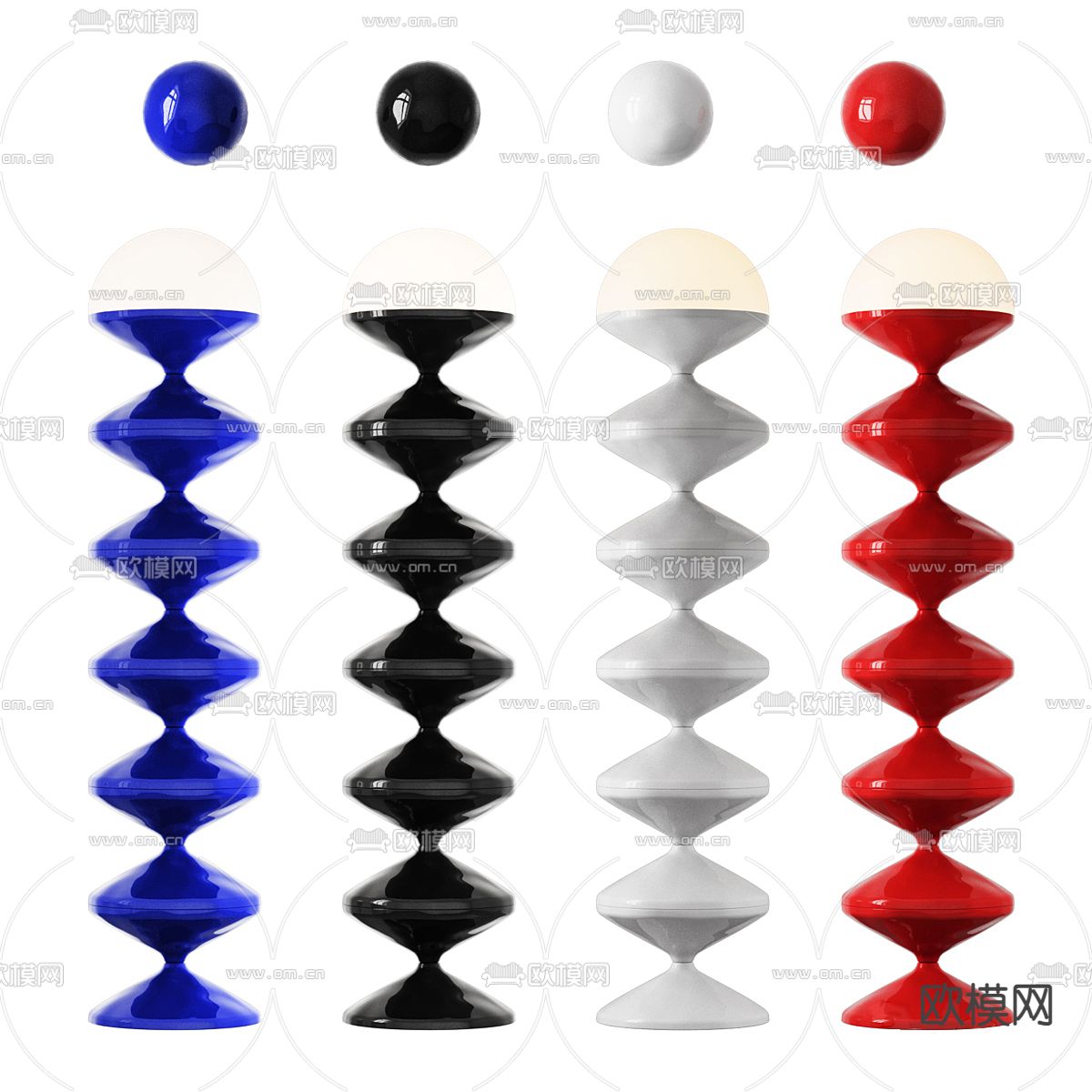 aliexpress落地灯3d模型下载（渲染图1）