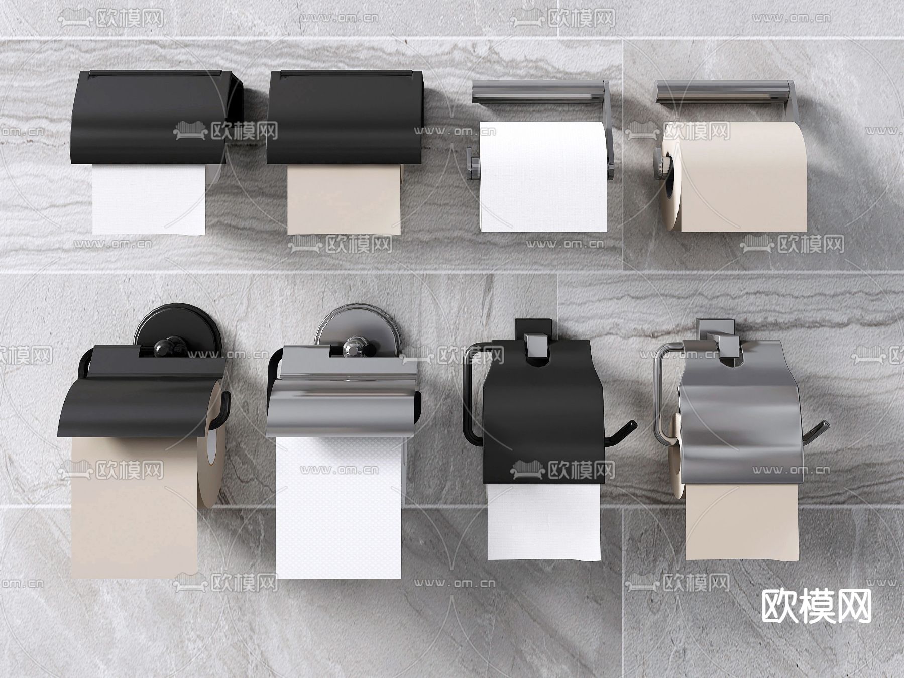 厕纸盒 纸巾盒 抽纸盒3d模型下载