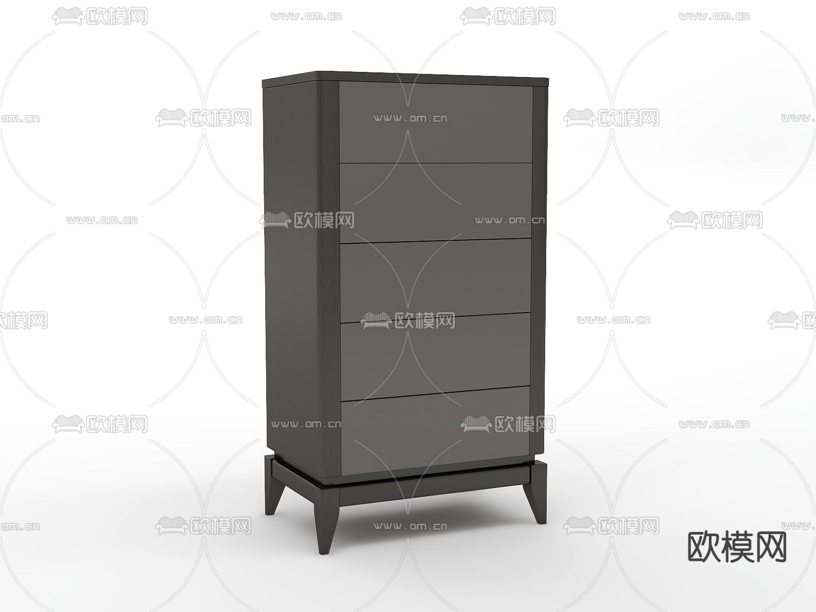 五斗柜3d模型下载
